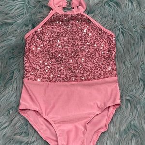 Girls Pink Leotard w/ Ballet skirt